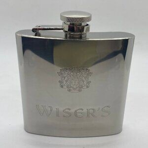 Vintage Wiser's Stainless Steel Flask - 6oz